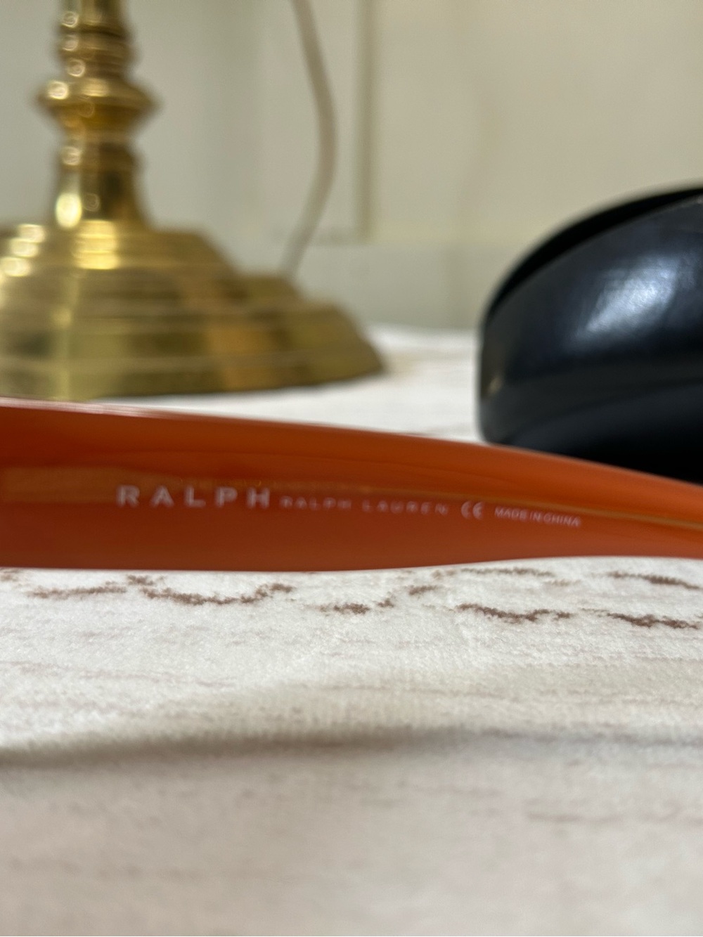 Ralph Lauren RA4009 Shield Sunglasses Brown Gradient w/ Case Quiet Luxury - Picture 7 of 14